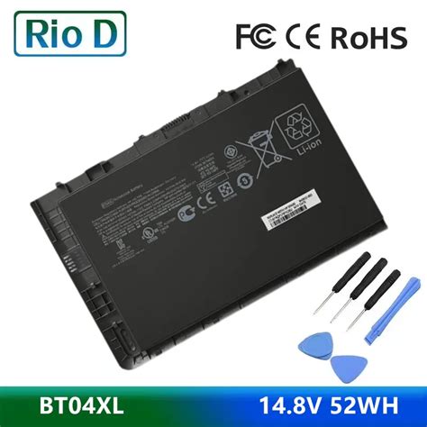 Batería BT04XL para HP EliteBook Folio 9470 9470M 9480M HSTNN IB3Z