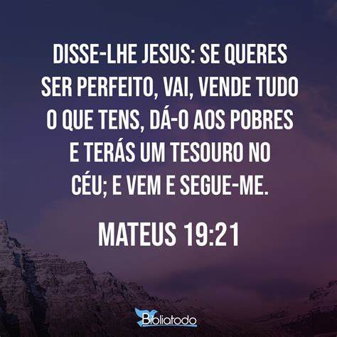 Mateus Rc Do Disse Lhe Jesus Se Queres Ser Perfeito Vai