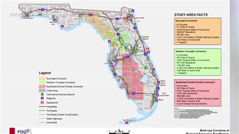 Map Of Toll Roads In Florida Maps Of Florida