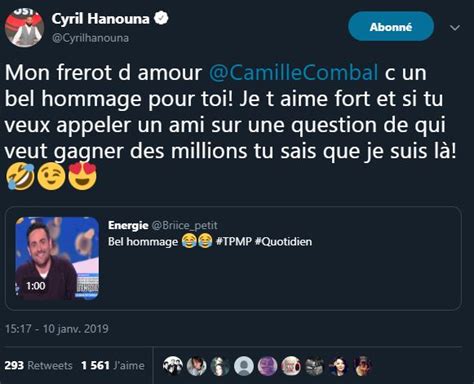 Cyril Hanouna fait une proposition étonnante à Camille Combal