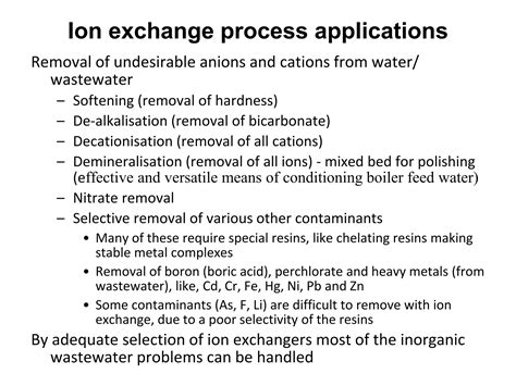 10 Ion Exchange Process Ppt Free Download