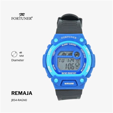 Jual Fortuner Jam Tangan Remaja Digital Chrono Water Resist Rubber