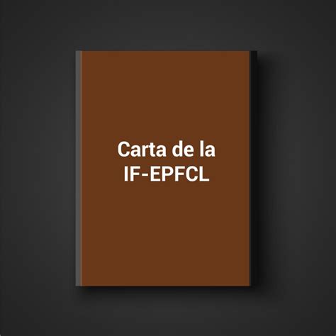 Carta De La IF EPFCL Foros ALN