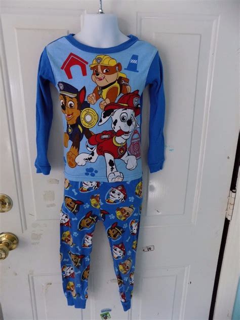 Nickelodeon Paw Patrol Sleep Pajama Set Size 5T Boy S EUC Sleepwear