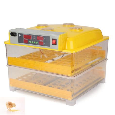 Intelligent Automatic Egg Turner Digital Hatching 96 Eggs Incubator