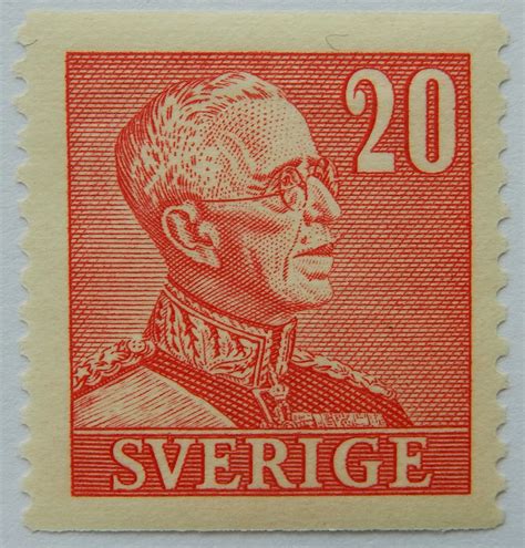 Swedish Definitive Stamps To Gustaf V Right