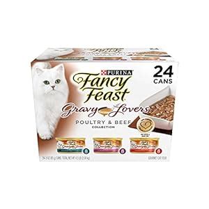 Amazon Purina Fancy Feast Gravy Lovers Poultry Beef Feast