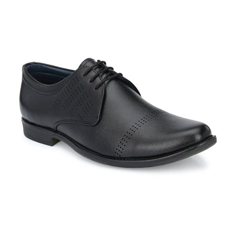 Lace Up Men Black Synthetic Leather Formal Shoes At Rs 999pair In Agra