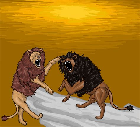 Simba vs. Scar by SeforaCaldera on DeviantArt