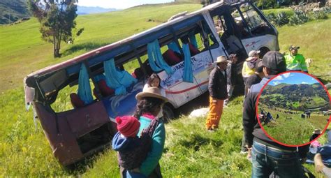 Tres Muertos Deja Despiste Y Volcadura De Bus En La Sierra De La