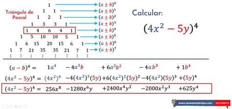 Binomio De Newton Y Tri Ngulo De Pascal Tri Ngulo De Pascal Sumas