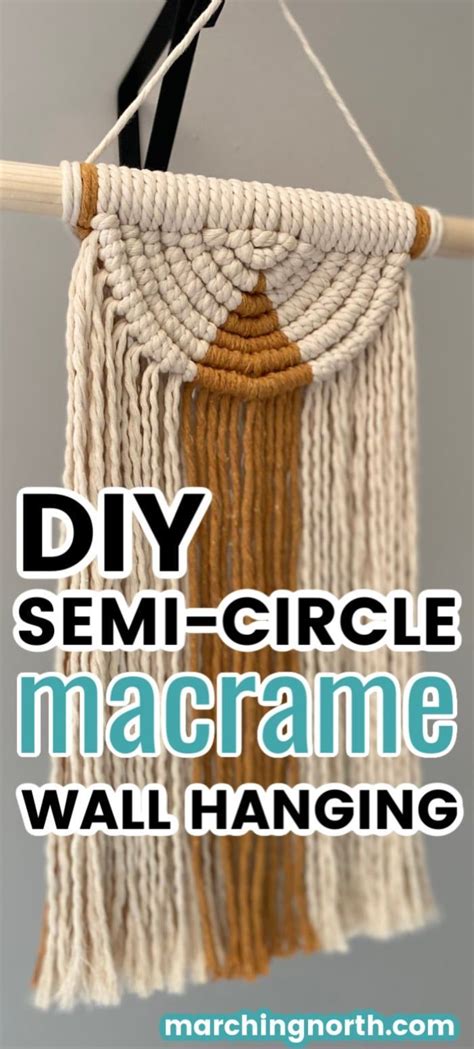 Semi Circle Diy Macrame Wall Hanging Tutorial Video Free Macrame