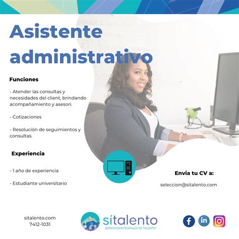 ASISTENTE ADMINISTRATIVO SITalento