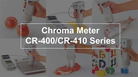 Konica Minolta Chroma Meter CR 400 410 Series YouTube