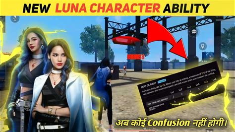 Luna Character Ability New Luna Character Ability In Free Fire New