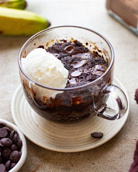 Double Chocolate Banana Mug Cake Bake With Shivesh