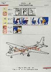 AirCollection Airline Safety Card Air Koryo Antonov An 24 V0