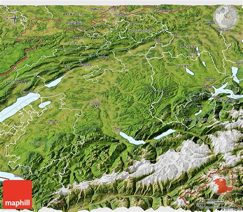 Satellite 3d Map Of Bern