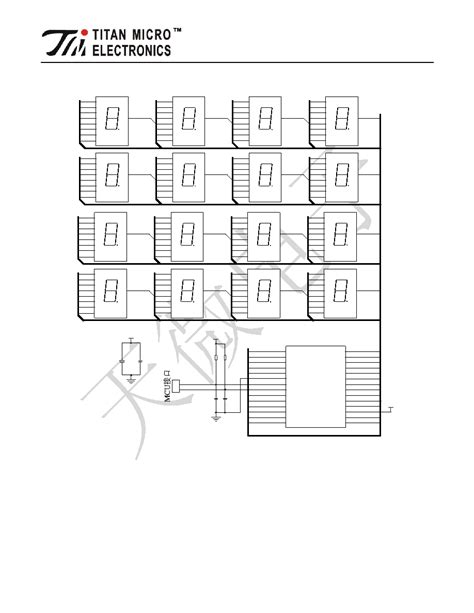 TM1640 Datasheet 8 10 Pages TITAN LED