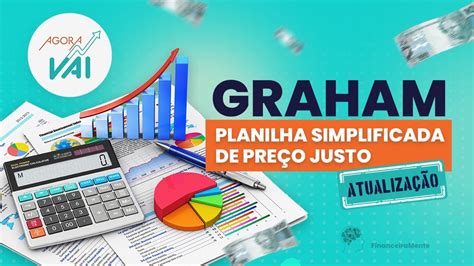 Atualização Planilha simplificada de preço justo de Graham Grátis