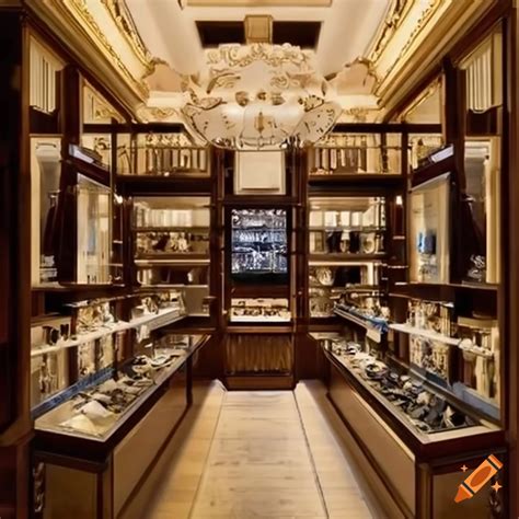 A Luxurious Watch Shop With A Modern Yet Classic Interior Design