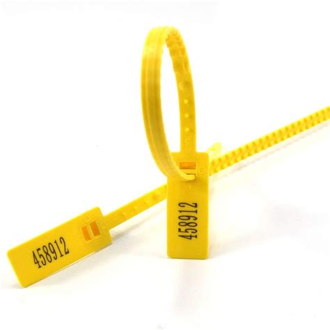 Yellow Heavy Duty Plastic Security Seals Anti Tamper Seals