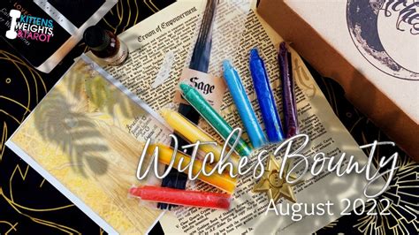 Witches Bounty Unboxing August Youtube