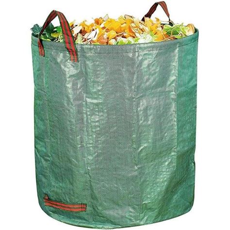 Plast Sac de jardin avec poignées Sac à déchets de jardin pliable 272