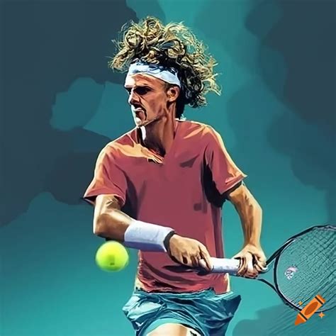 Poster Of Gustavo Kuerten On Craiyon