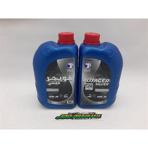 Jual ADNOC VOYAGER SILVER 10W 40 API SL CF ISI 1 LITER ORIGINAL ADNOC