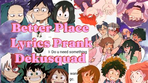 Repost Bnha Mha Lyrics Prank Better Place Trolls Texting Story