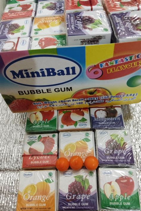 permen karet miniball aneka rasa buah | Lazada Indonesia