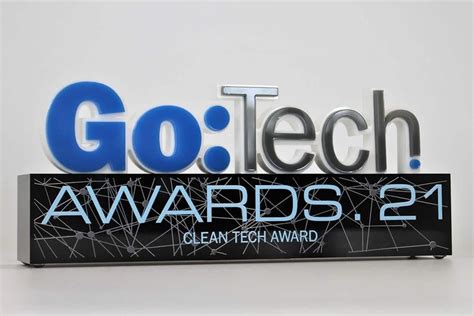 Bespoke Trophy Design For Go Tech Awards