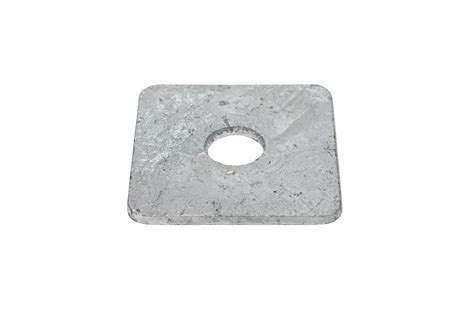 Washer Square M10 X 50mm X 3mm X 3mm Galvanised Gfc Fasteners