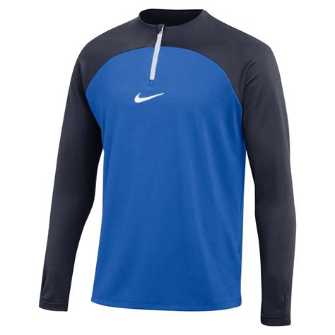 Nike Training Shirt Dri Fit Academy Pro Drill Royal Blue Obsidian White