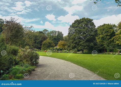 Botanical Garden in Augsburg Bavaria Stock Photo - Image of wooden, grass: 262126428