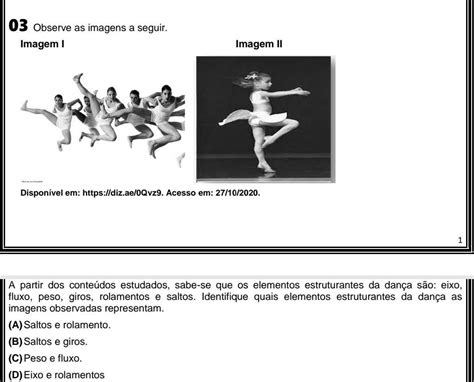 Os Elementos Estruturantes Da Dança