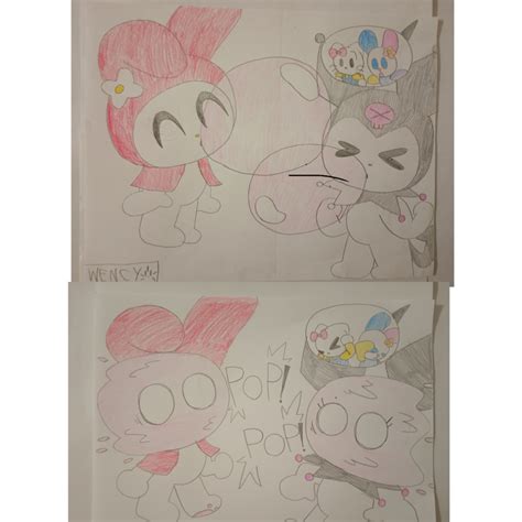 My Melody And Kuromi Bubble Gum Contest — Weasyl