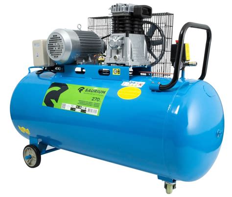 Compresseur d air électrique 270L 4HP SAURIUM BRYCUS