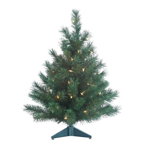 Gerson Colorado Spruce Lighted Foot High Christmas Tree Battery