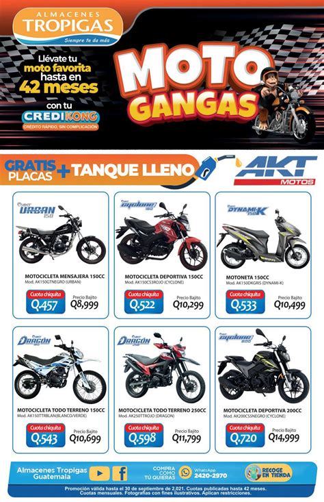 Almacenes Tropigas Promociones De Motos Septiembre By Unicomer