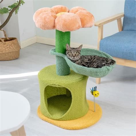 FIL A SCOUBIDOU Cadre d escalade en sisal pour chat accent semi fermé