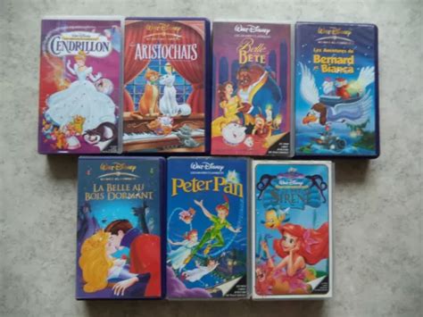 Lot Vhs Film Enfant Dessin Anim Disney K Video Cassette Peter Pan