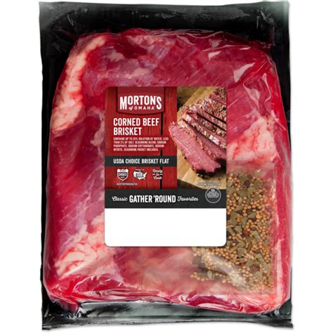 Save On Mortons Of Omaha Corned Beef Brisket Flat Cut Order Online