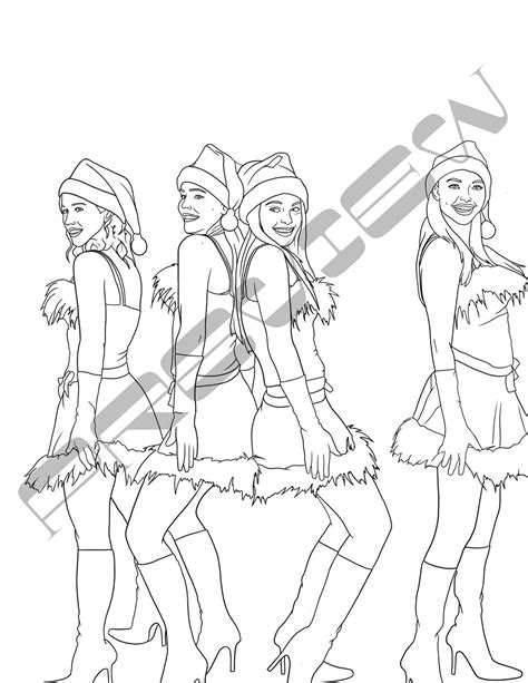 Mean Girls Coloring Page Bundle Teens Adults Coloring Book Digital Downloadprint Etsy