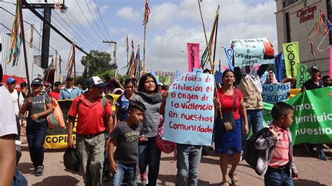 En Honduras Comunidades Lencas Exigen Que Se Cumpla La Titulaci N