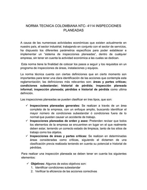 Norma Tecnica Colombiana Ntc Pdf