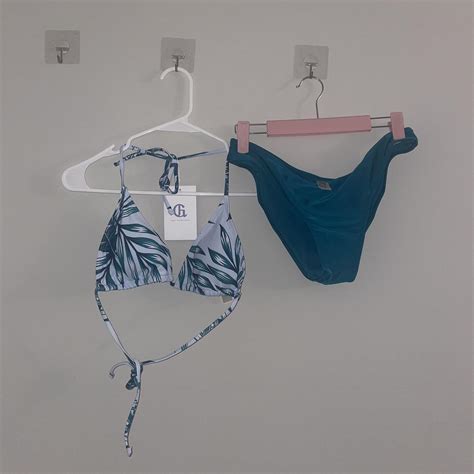 Teal Bikini Set Viral On TikTok Bikini Depop