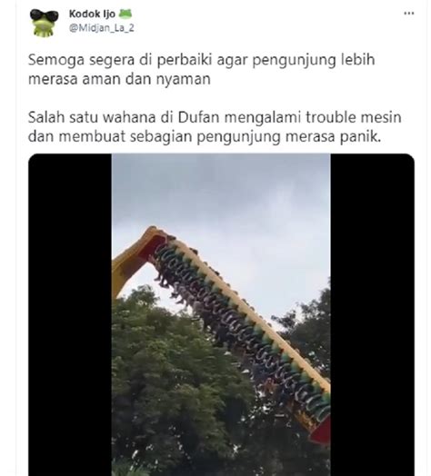 Viral Wahana Tornado Di Dufan Berhenti Mendadak Begini Penjelasan