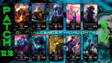 EUW Challenger Match 544 Highlights Patch 12 18 YouTube